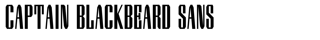 Captain Blackbeard Sans